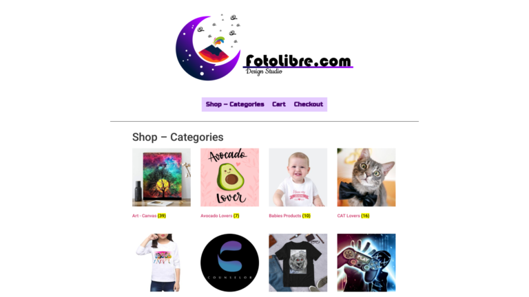 FotoLibre.com – e-Shop