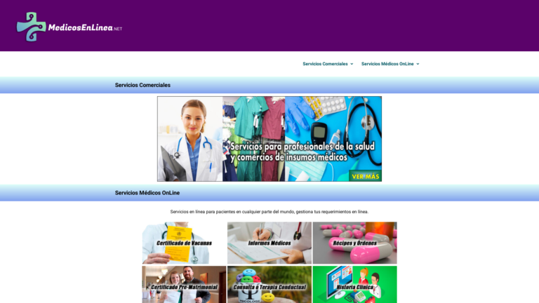 medicosenlinea.net – Servicios de Salud y Educación